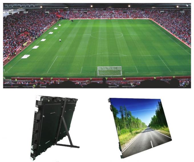 На открытом воздухе дисплей с плоским экраном P10 для пользы стадиона 960x960mm p10 p8 p5 и арендной и фиксированной установки