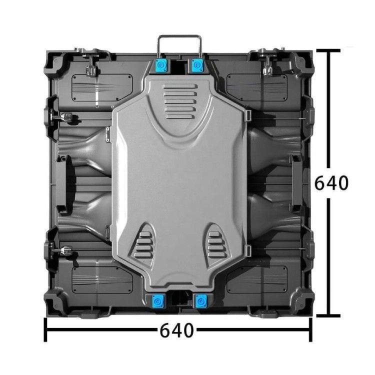 Дисплей СИД P2.97 переднего обслуживания на открытом воздухе арендный с UL шкафа заливки формы аттестовал